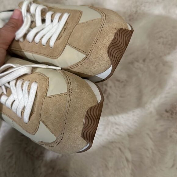 Madewell League Leather & Suede Sneakers Size 6.5 - Picture 6 of 8